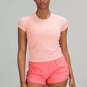 Swiftly Tech Short Sleeve Shirt 2.0 
Race Length | Dew Pink/Dew Pink
